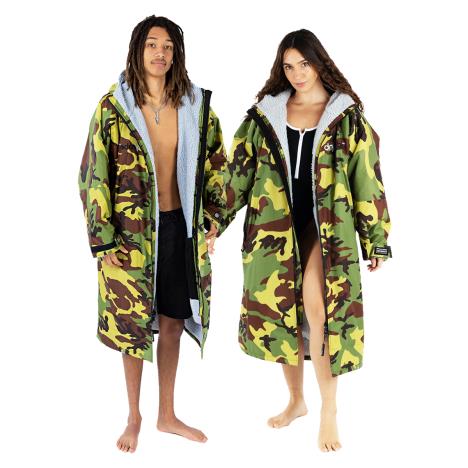 dryrobe Advance Long Sleeve Changing Robe - Camo / Grey   £165.00